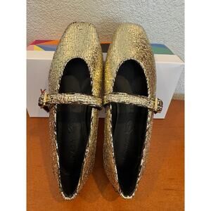 Katy Perry The Evie Mary Jane – Gold – Women’s Size 5 (EU 35) - NEW in Box